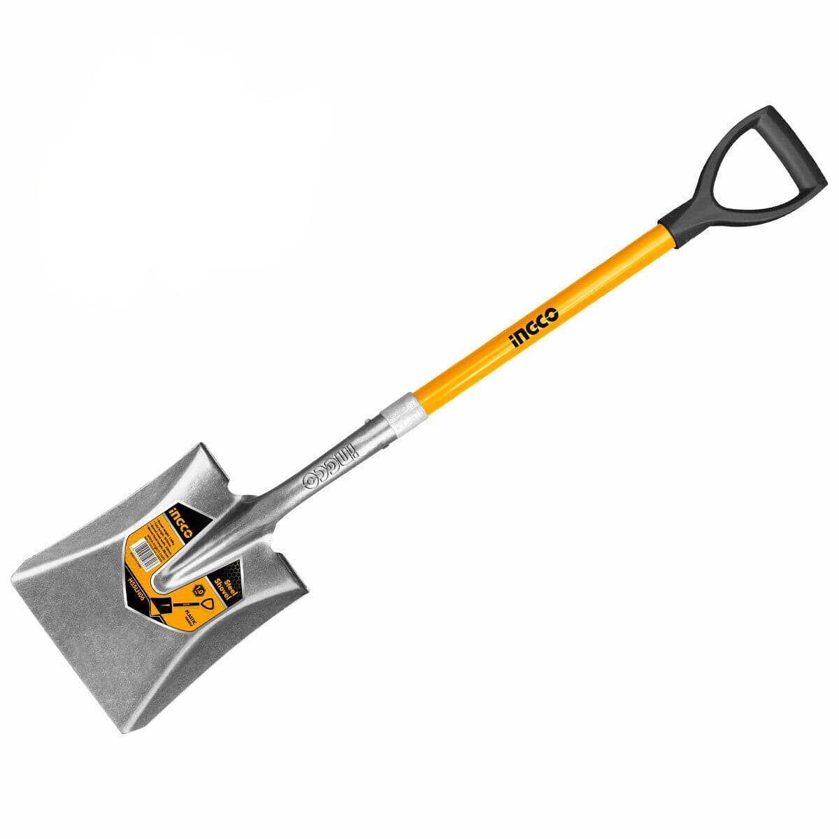 Ingco Gardening Tool Ingco Steel Spade With Fiberglass Handle - HSSLH06