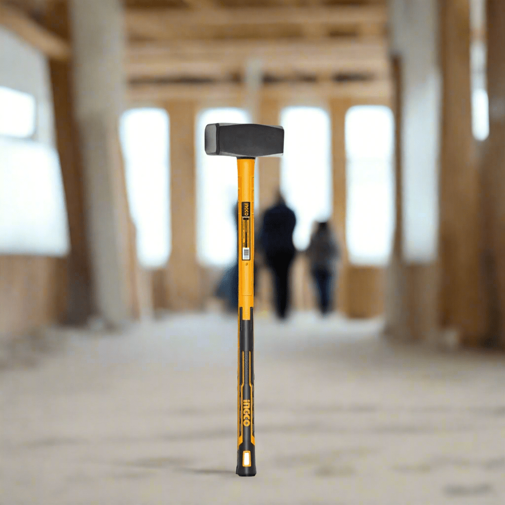 Ingco Hammers Mallets & Sledges Ingco Stone Hammer 5Kg Fiberglass Handle 90cm - HSTH03598