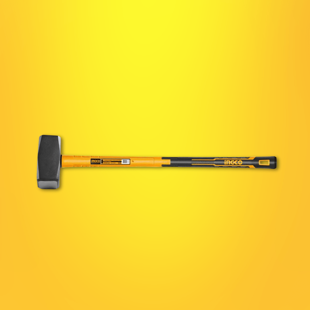 Ingco Hammers Mallets & Sledges Ingco Stone Hammer 5Kg Fiberglass Handle 90cm - HSTH03598