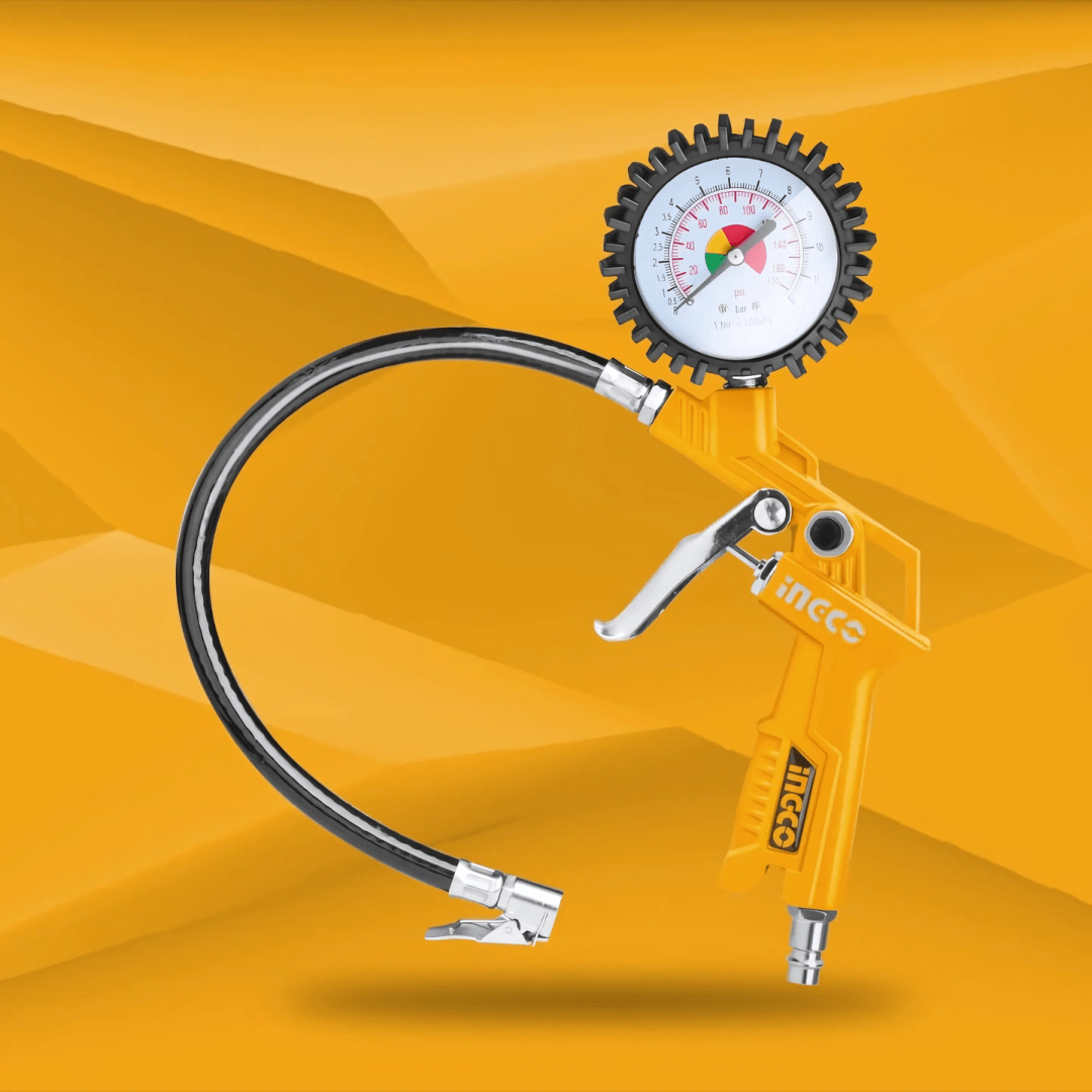 Ingco Compressor & Air Tool Accessories Ingco Tire Inflating Gun for Air Compressor Fitting Tools - ATG0601