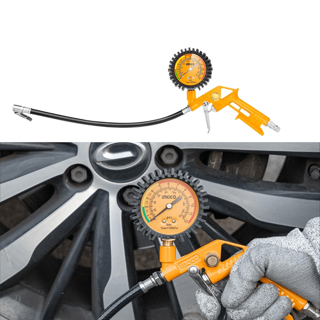 Ingco Compressor & Air Tool Accessories Ingco Tire Inflating Gun for Air Compressor Fitting Tools - ATG0601