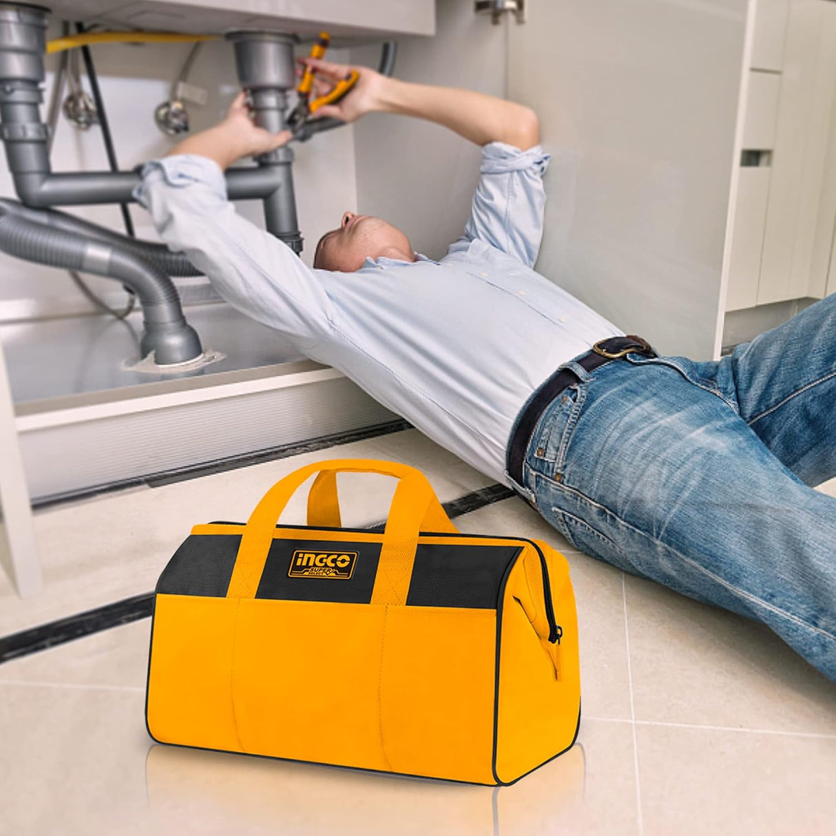 Ingco Tool Boxes Bags & Belts Ingco Tool Bag - 13" & 16"