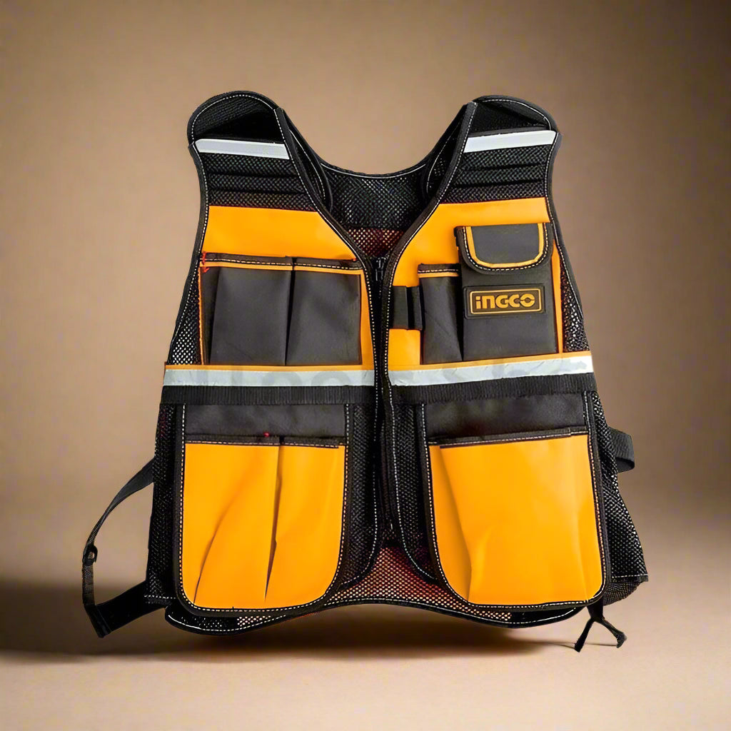 Ingco Tool Boxes Bags & Belts Ingco Tool Vest with 17 Pockets - HTVT09028