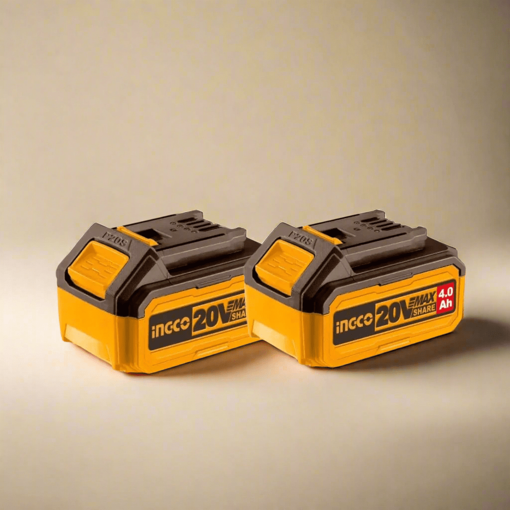 Ingco Batteries & Chargers Ingco Two Pieces 20V 4.0Ah Lithium-Ion Battery Pack – COSLI240312
