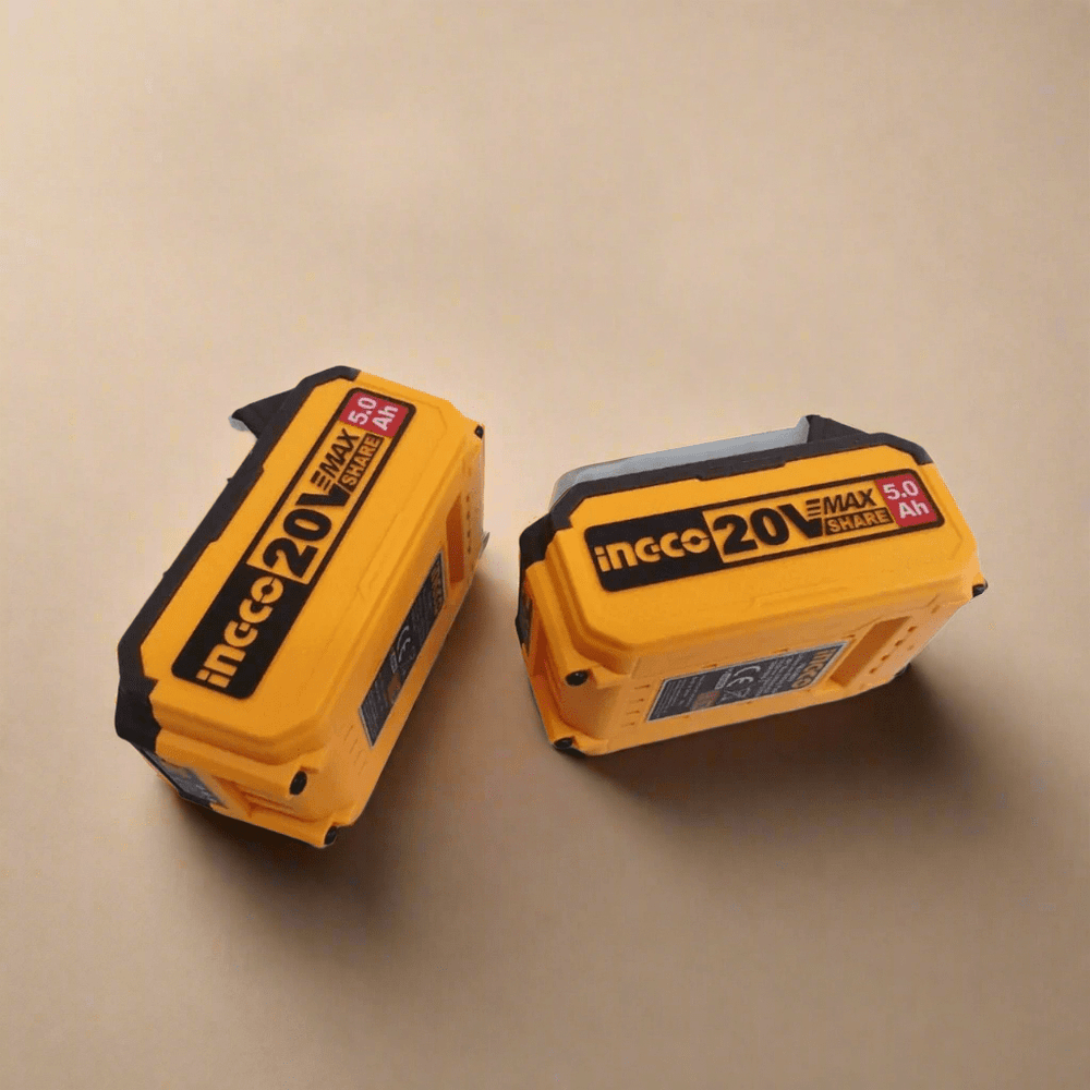 Ingco Batteries & Chargers Ingco Two Pieces 20V 5.0Ah Lithium-Ion Battery Pack – COSLI240464