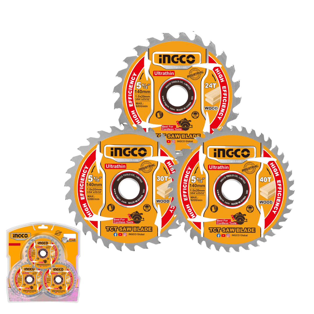 Ingco Grinding & Cutting Wheels Ingco Ultra-thin TCT Saw Blade Set - TSB4003