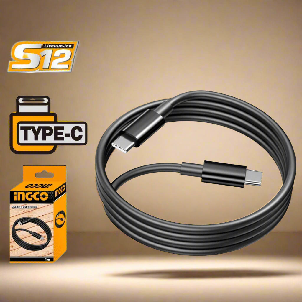 Ingco Batteries & Chargers Ingco USB type-C to type-C Cable - IUCC02