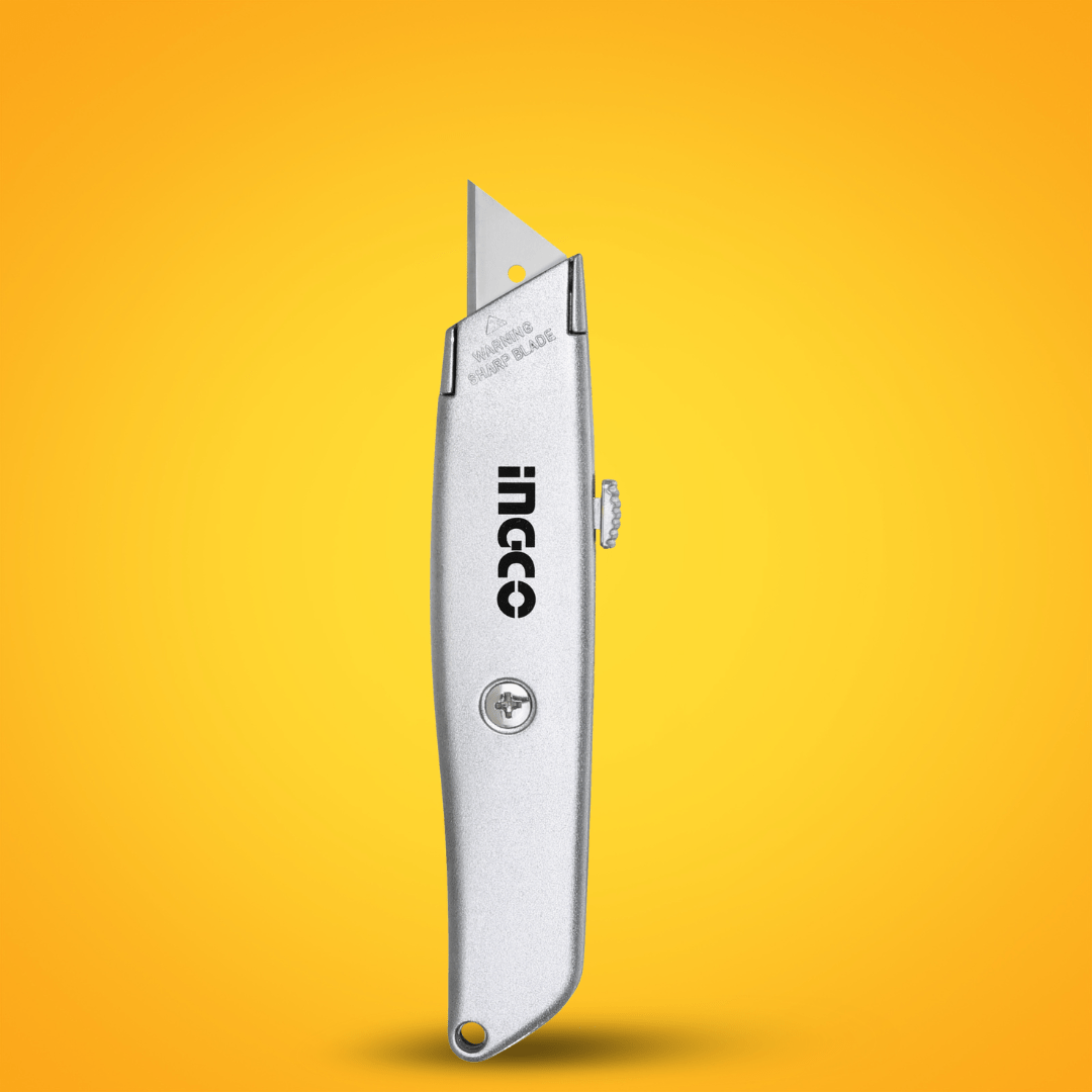 Ingco Multi Tools & Knives Ingco Utility Knife with Auto-Lock and SK5 Blade – HUK615