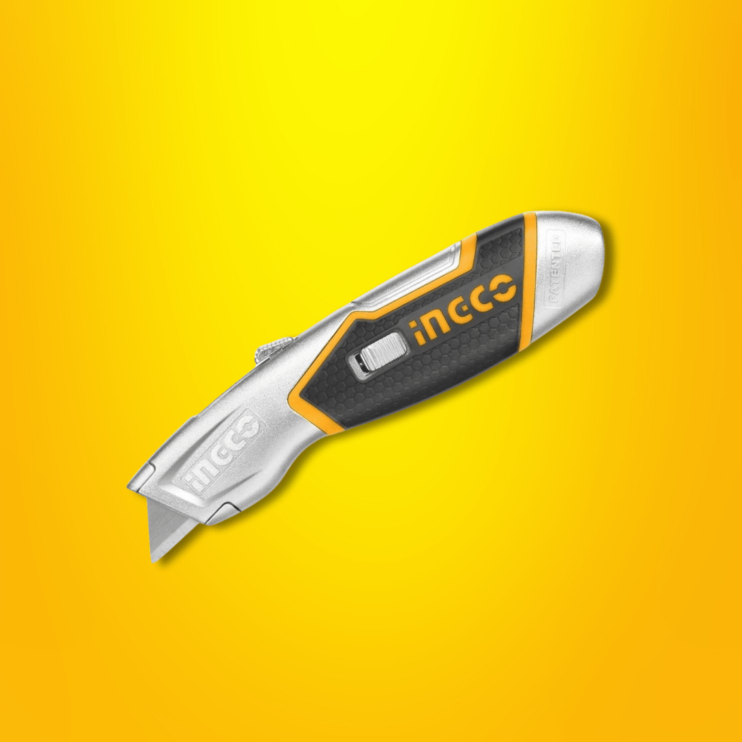 Ingco Multi Tools & Knives Ingco Utility Knife with Zinc Alloy Shell - HUK618