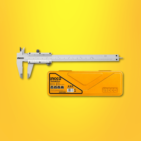 Ingco Marking Tools Ingco Vernier Caliper 0-200mm with 0.01mm Precision – HVC01200