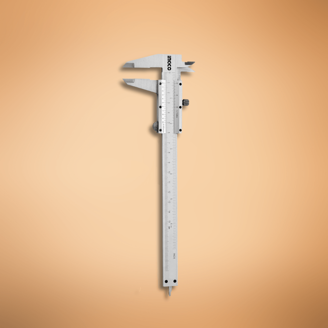 Ingco Marking Tools Ingco Vernier Caliper 0-200mm with 0.01mm Precision – HVC01200