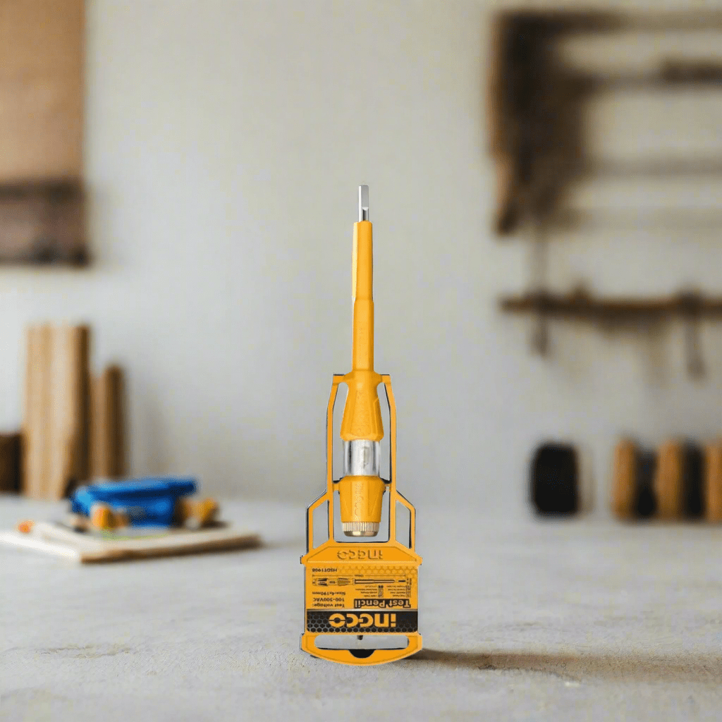 Ingco Screwdrivers Ingco Voltage Tester Slotted Screwdriver 100-500V – HSDT1408 & HSDT1908