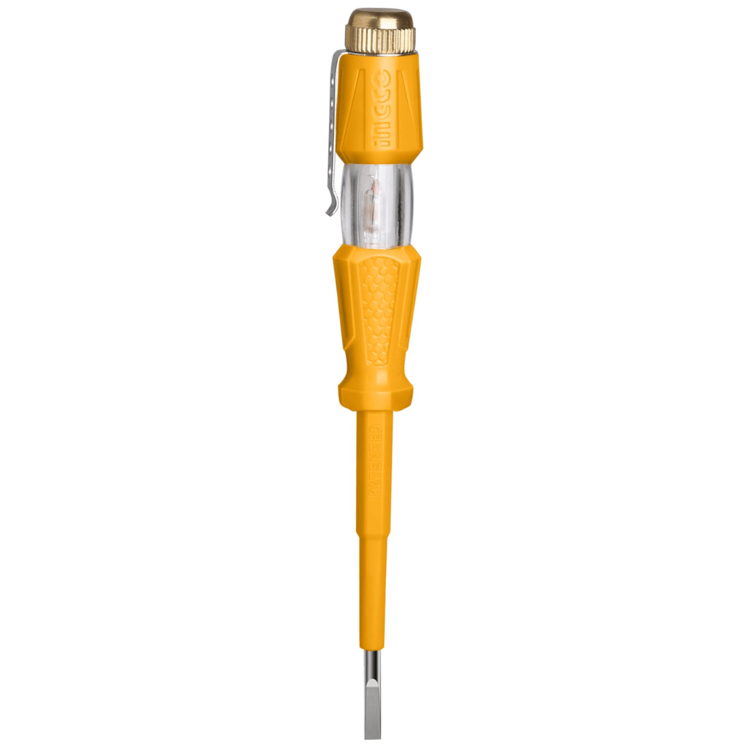 Ingco Screwdrivers Ingco Voltage Tester Slotted Screwdriver 100-500V – HSDT1408 & HSDT1908