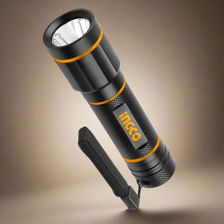 Ingco Specialty Safety Equipment Ingco Waterproof LED Flashlight 250 Lumens - HFL013AAA58