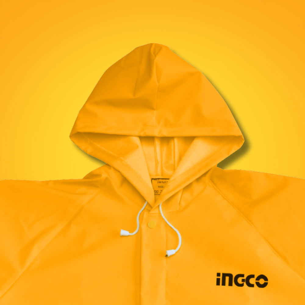 Ingco Safety Clothing Ingco Waterproof PVC & Polyester Rain Coat  – HRCTL031