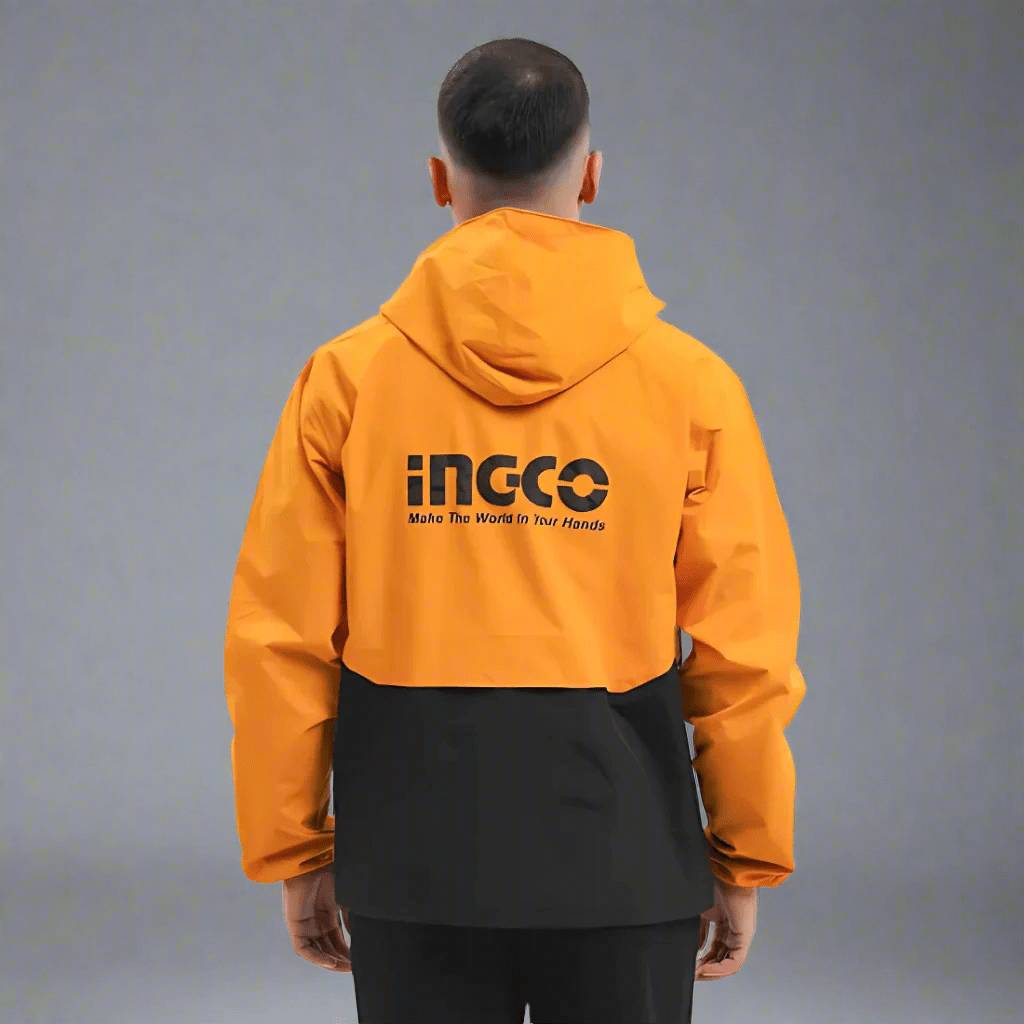Ingco Safety Clothing Ingco Waterproof Safety Jacket with Breathable Mesh Lining – HJATL2281