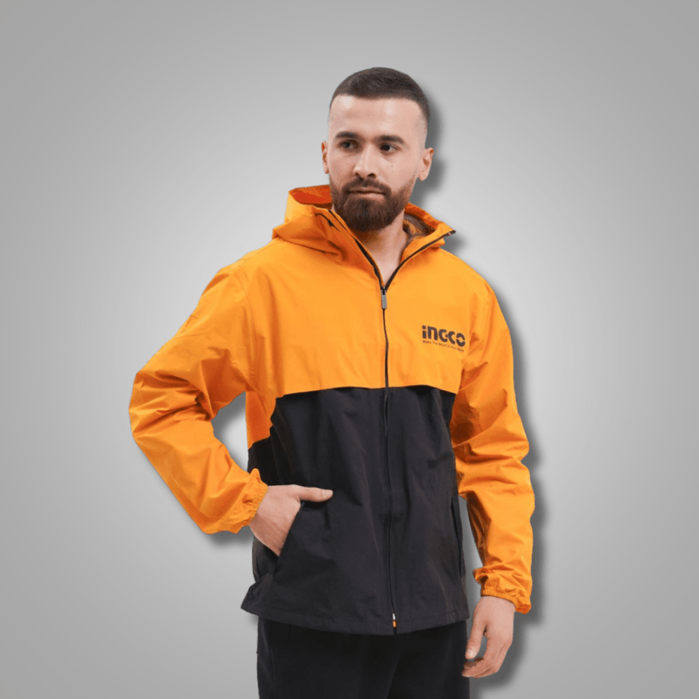 Ingco Safety Clothing Ingco Waterproof Safety Jacket with Breathable Mesh Lining – HJATL2281
