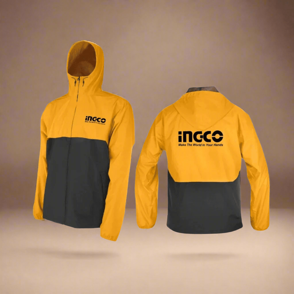 Ingco Safety Clothing Ingco Waterproof Safety Jacket with Breathable Mesh Lining – HJATL2281