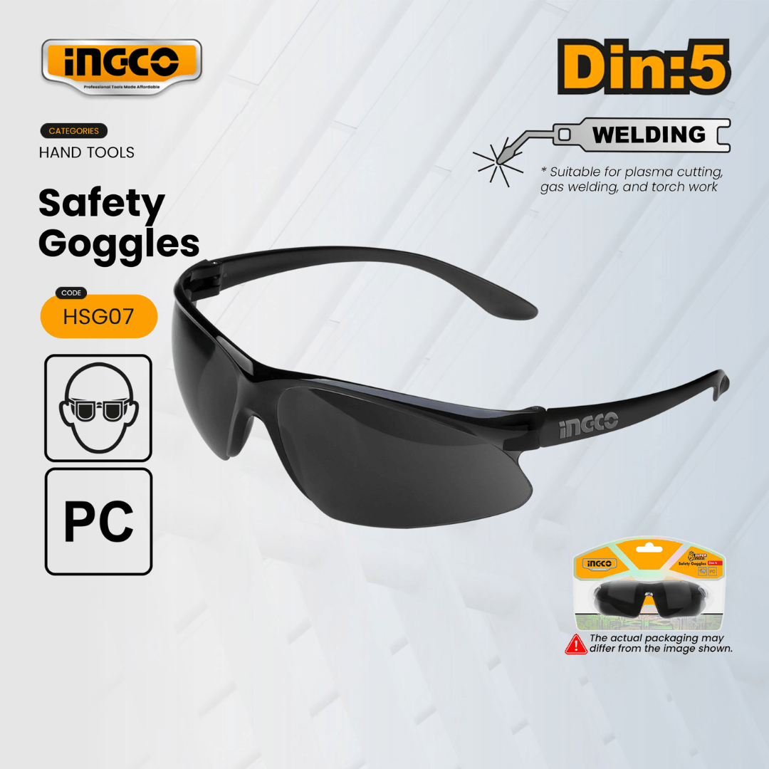 Ingco Eye Protection & Safety Glasses Ingco Welding Safety Goggles with Dark Shade 10 – HSG07