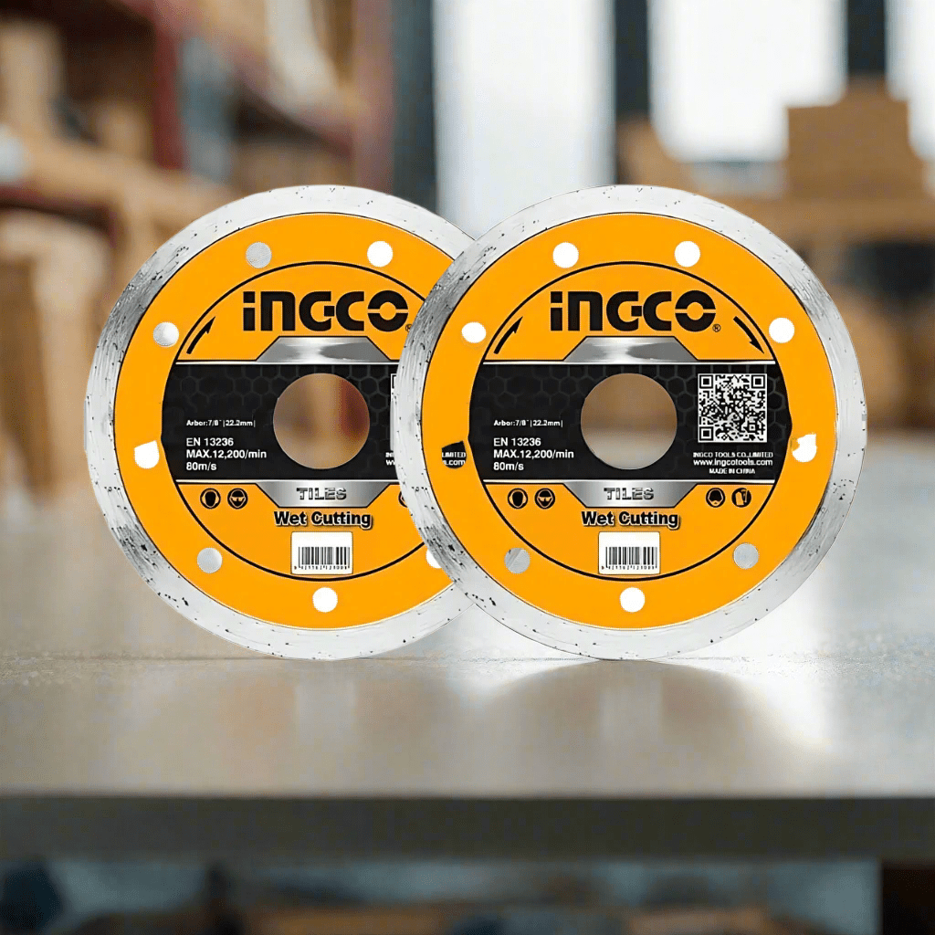 Ingco Grinding & Cutting Wheels Ingco Wet Diamond Disc for Tile Cutters – 8" & 10" – DMD02-Series
