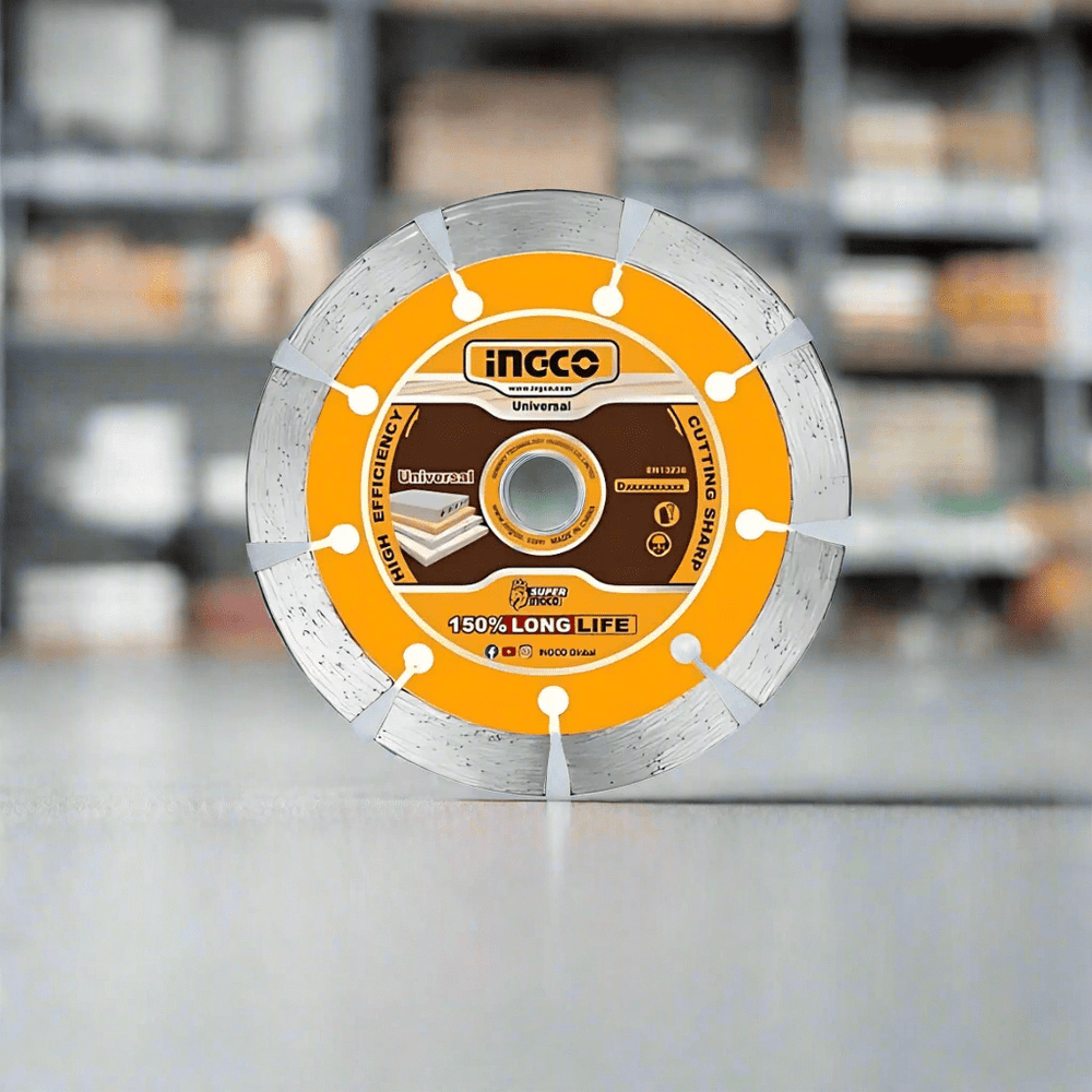 Ingco Grinding & Cutting Wheels Ingco Wet & Dry Diamond Disc 4.5" to 9" with 12mm Blade Width – DMD0-Series