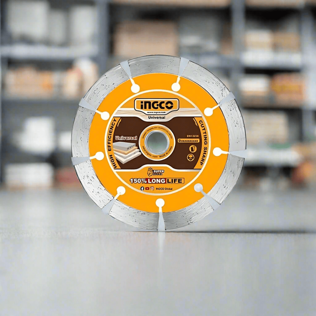 Ingco Grinding & Cutting Wheels Ingco Wet & Dry Diamond Disc 4.5" to 9" with 12mm Blade Width – DMD0-Series
