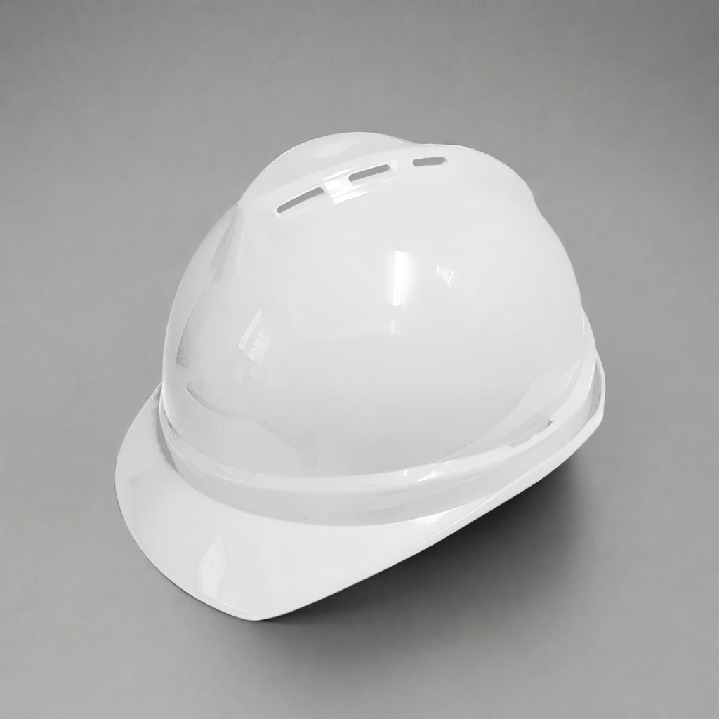 Ingco Safety Helmets Ingco White Safety Helmet with Fixed Chinstrap – HSH802