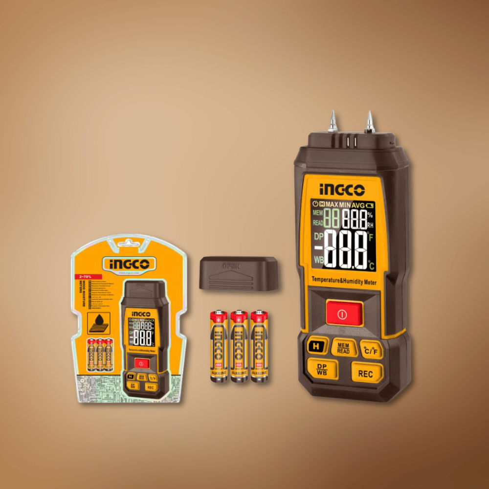 Ingco Digital Meter Ingco Wood Moisture Meter - HETWM031