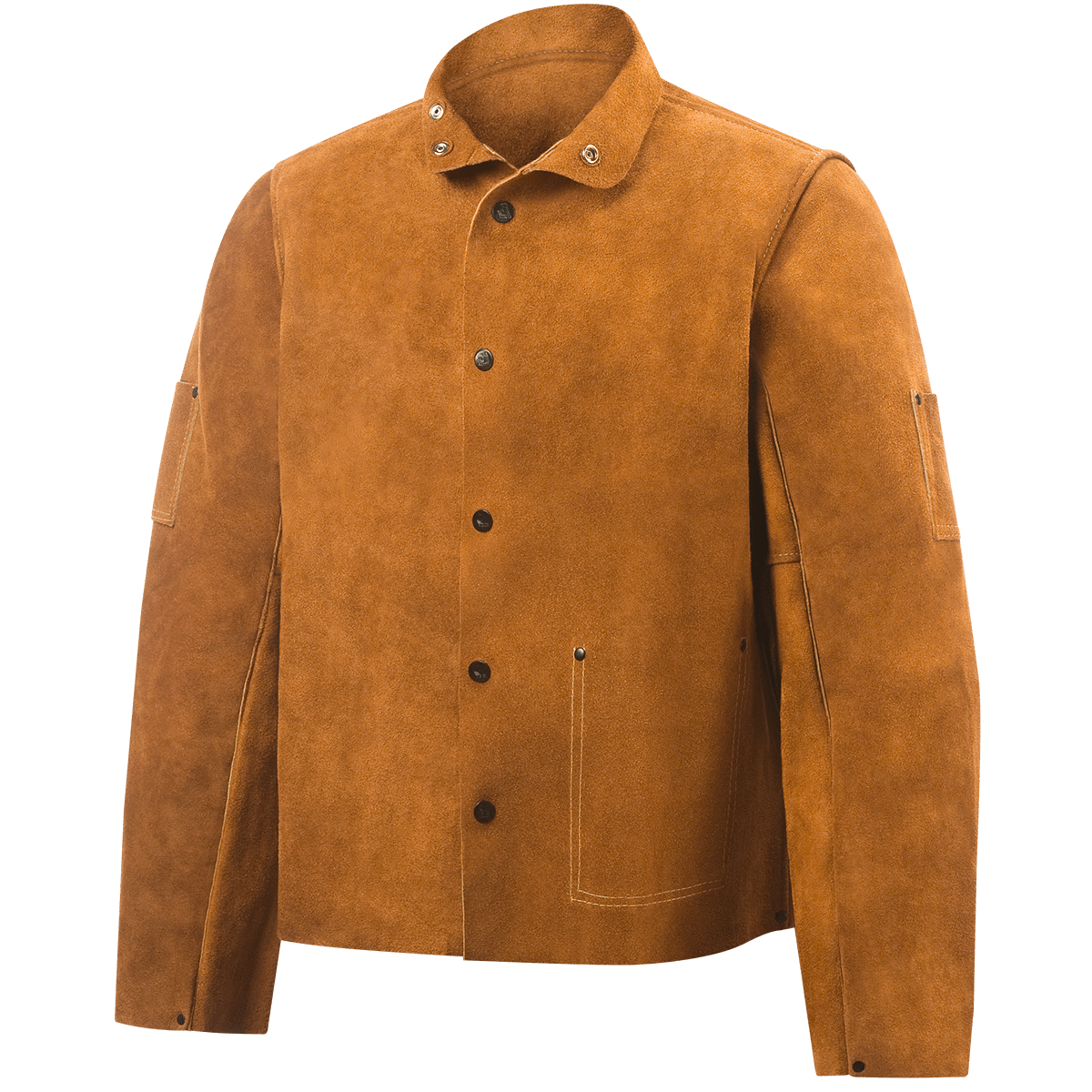 Invicto Safety Clothing Invicto Brown Suede Cowhide Welder Jacket