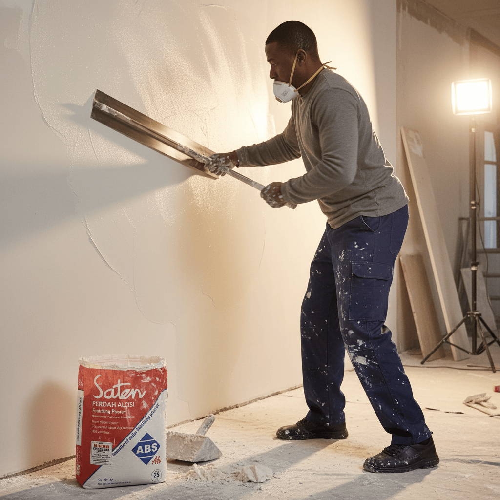 JIB ABS Satin Interior Skimming & Joint Compound Finishing Plaster - 25 Kg