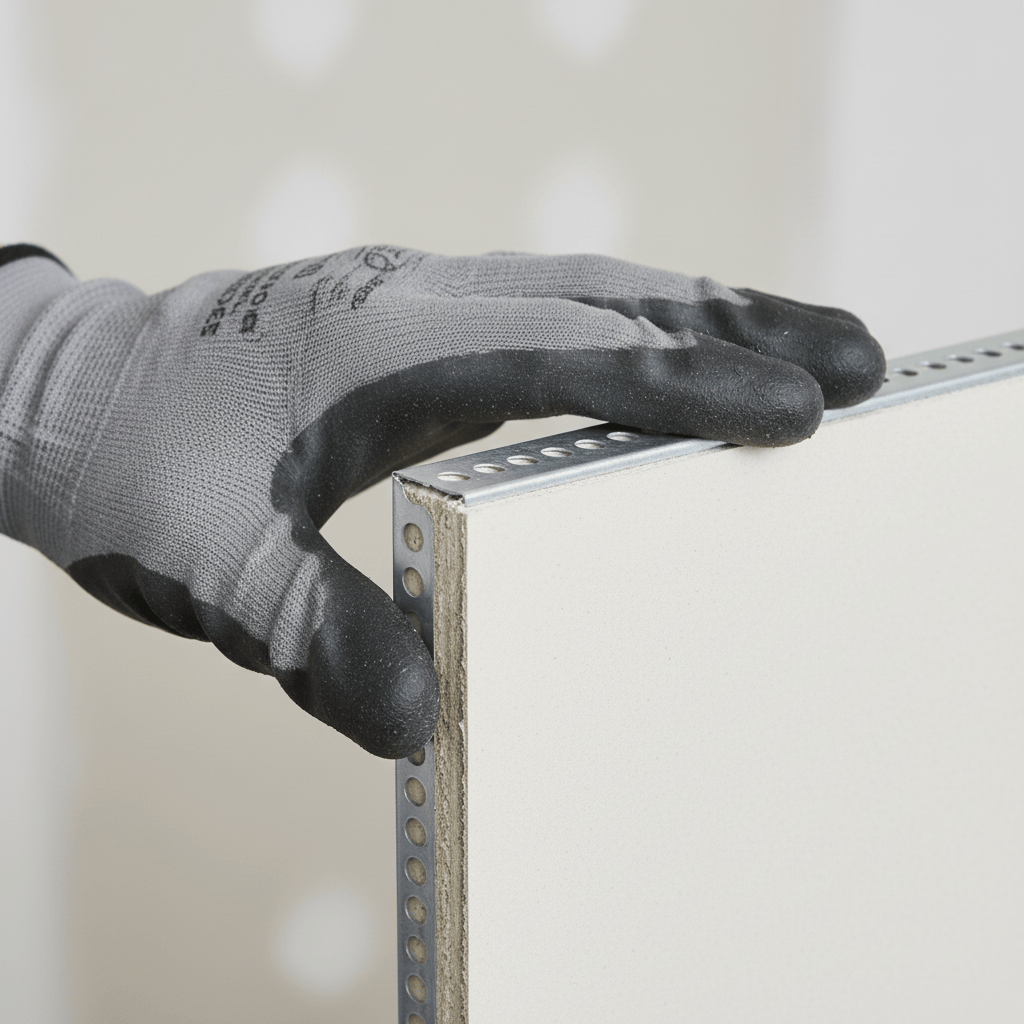 JIB Galvanized J-Trim Profile for Drywall & Cement Board - 3 m Length