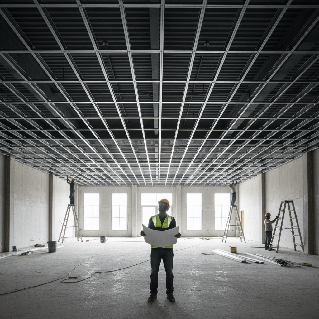 JIB Galvanized Main Channel for Plasterboard Ceiling - 38 × 11 × 3000 mm (0.5 mm)