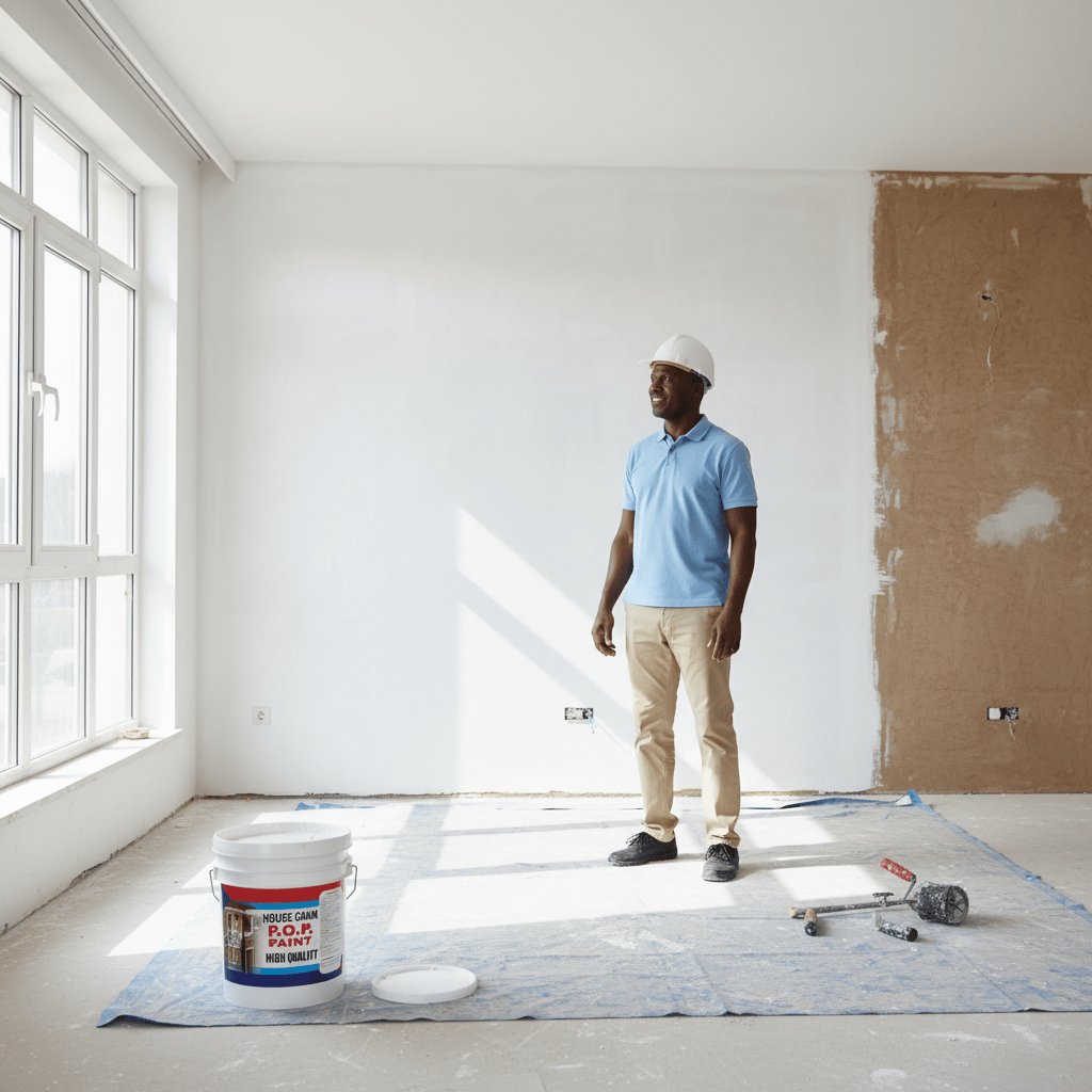 JIB House Cham P.O.P Paint for Interior Skimming - 20 Litres