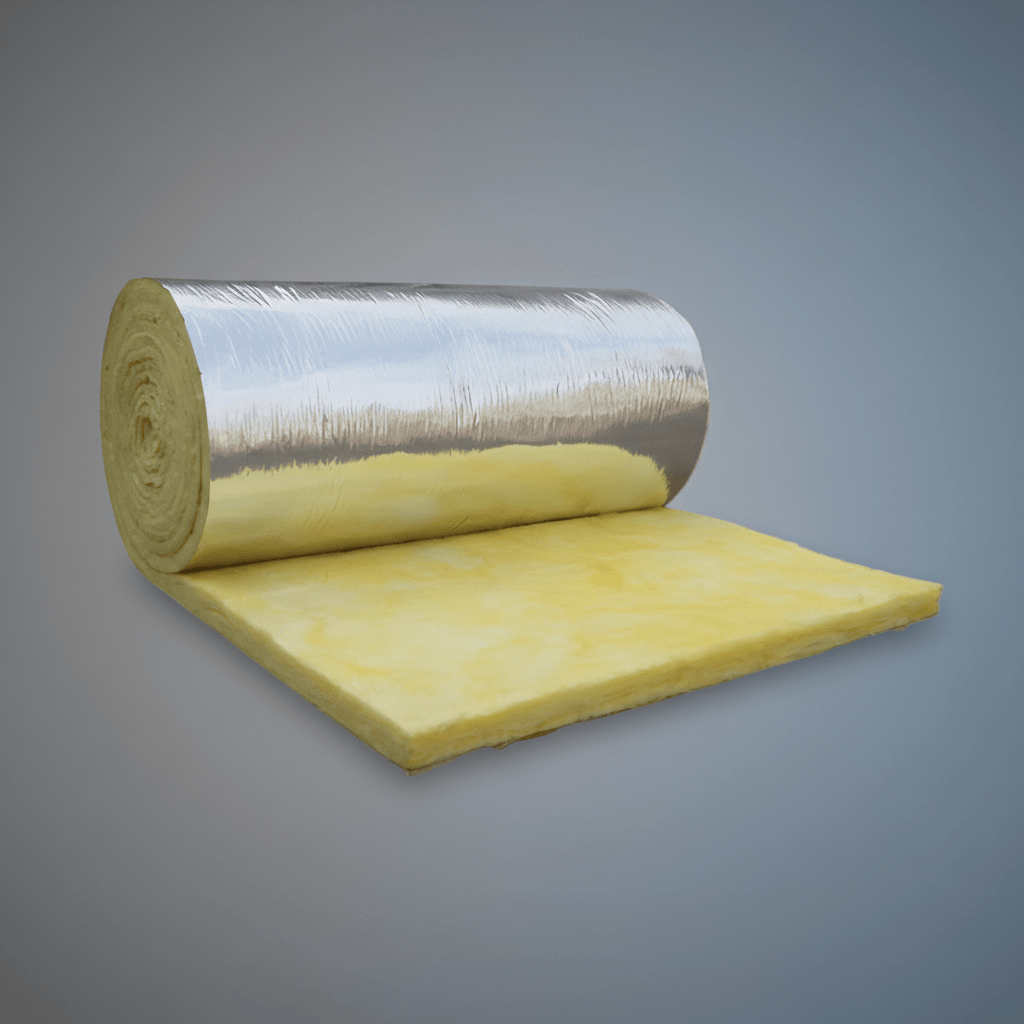 JIB IsoKing Glasswool Insulation Roll with Aluminum Foil – 100mm