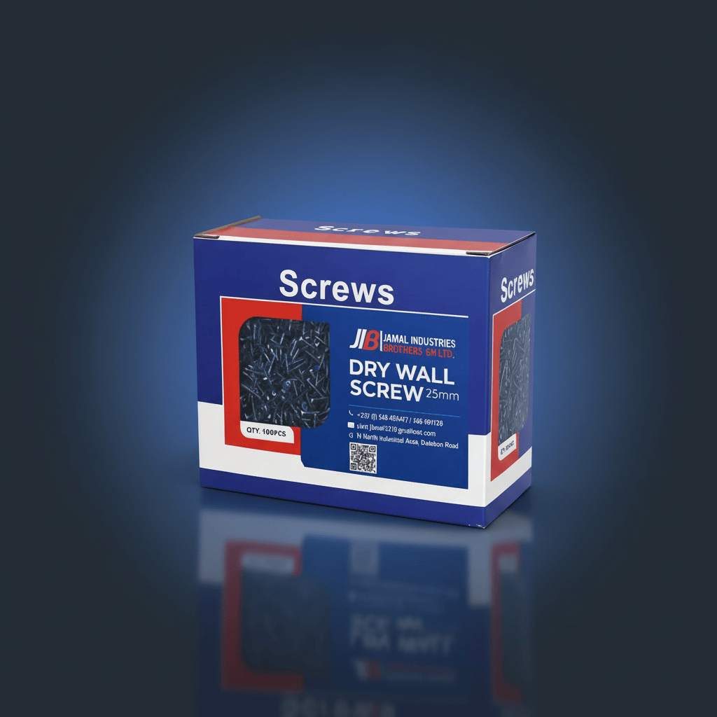 JIB JIB Black Drywall Screws 1,000 Pieces – 25 mm