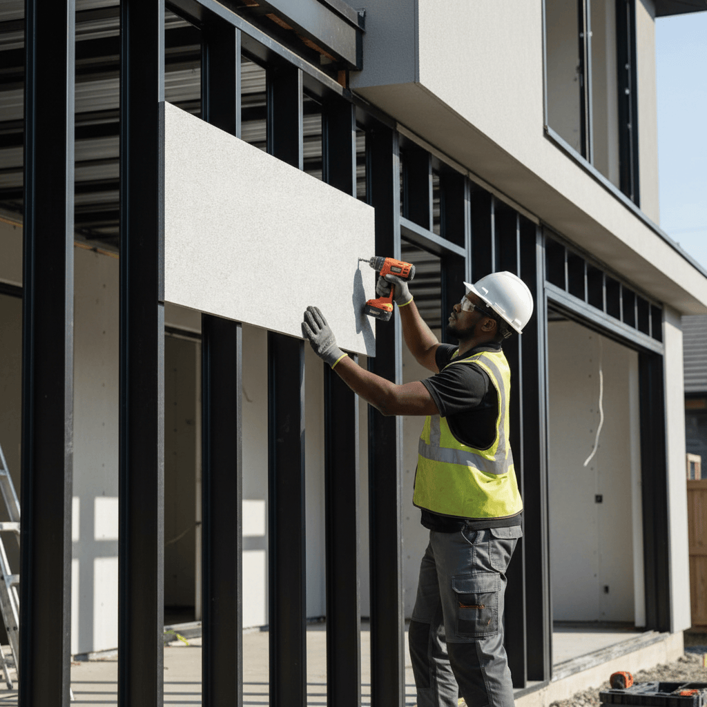 JIB JIB Exterior Cement Board 1200 × 2400 mm - 6 mm (Turkey Made)