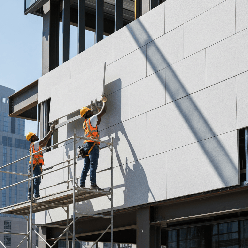 JIB JIB Exterior Cement Board 1200 × 2400 mm - 8 mm (Turkey Made)