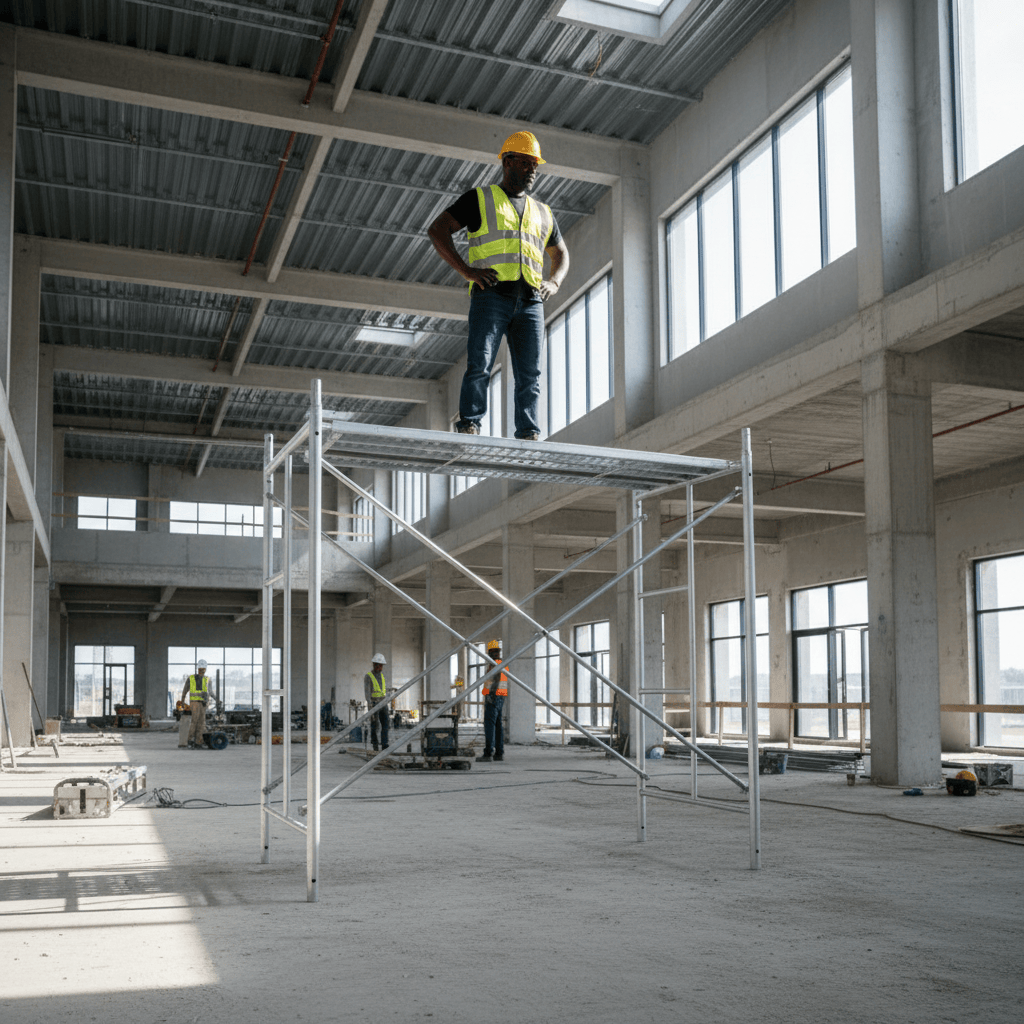 JIB JIB Professional Steel Scaffold Work Platform – 170 × 180 × 95 cm