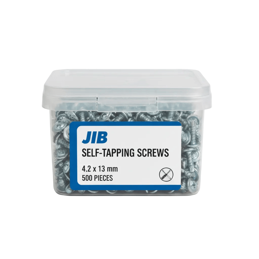JIB JIB Self-Tapping Screws – 4.2 × 13 mm (500 Pieces)