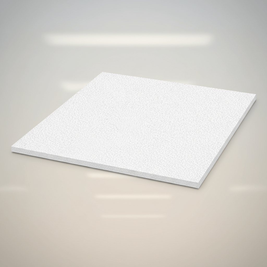 JIB Mineral Fibre Acoustic Ceiling Tile S01 – White Sandy Surface (600 × 600 mm)