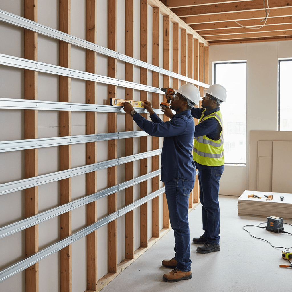 JIB Omega Furring Channel 3000 mm - 0.5 mm Galvanized Steel