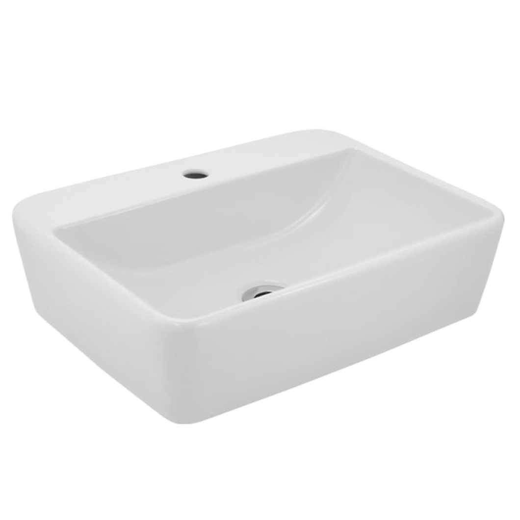 JQ Bathroom Sink Jaquar Aspire Rectangular Shaped TableTop Wash Basin - AIS-WHT-101901