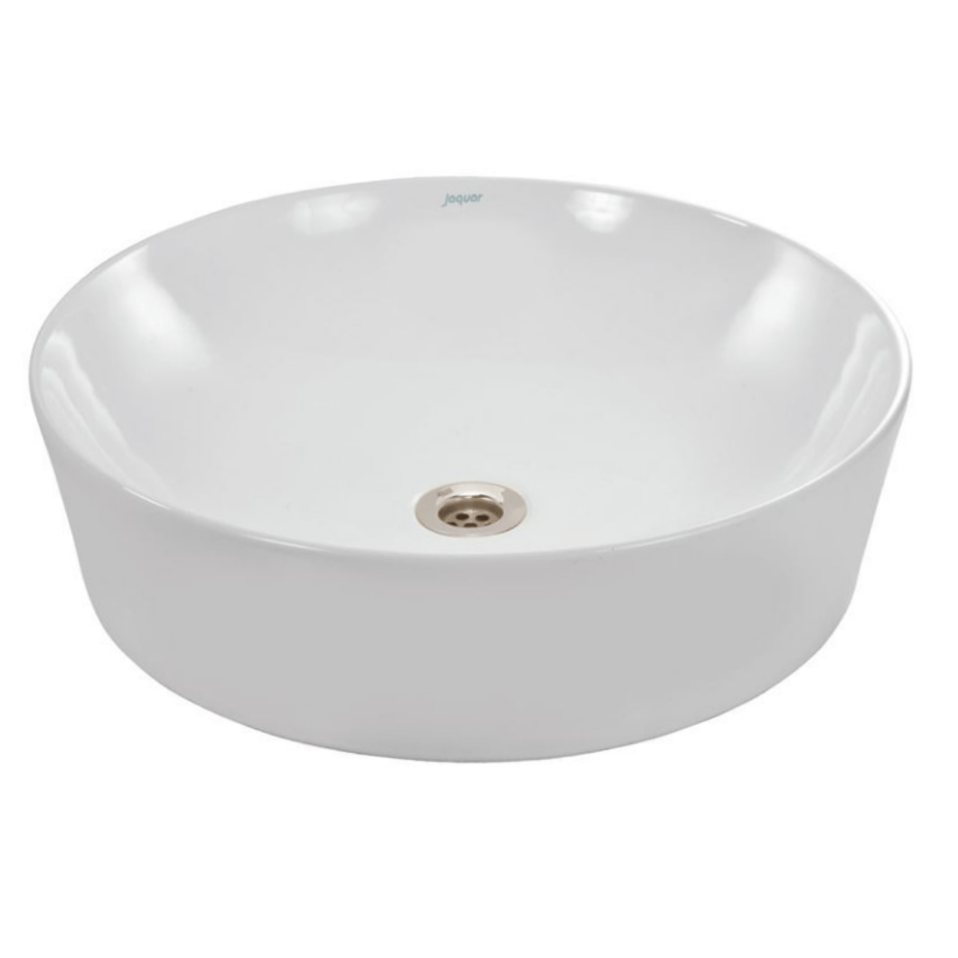 JQ Bathroom Sink Jaquar Opal Round Thin Rim Wash Basin - OPS-WHT-15901N