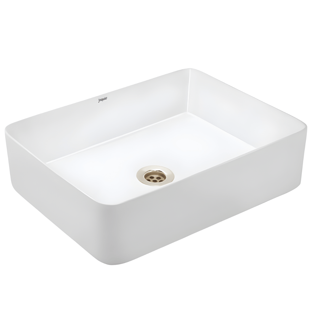 JQ Bathroom Sink Jaquar Thin Rim Table Top Basin - JDS-WHT-25907N