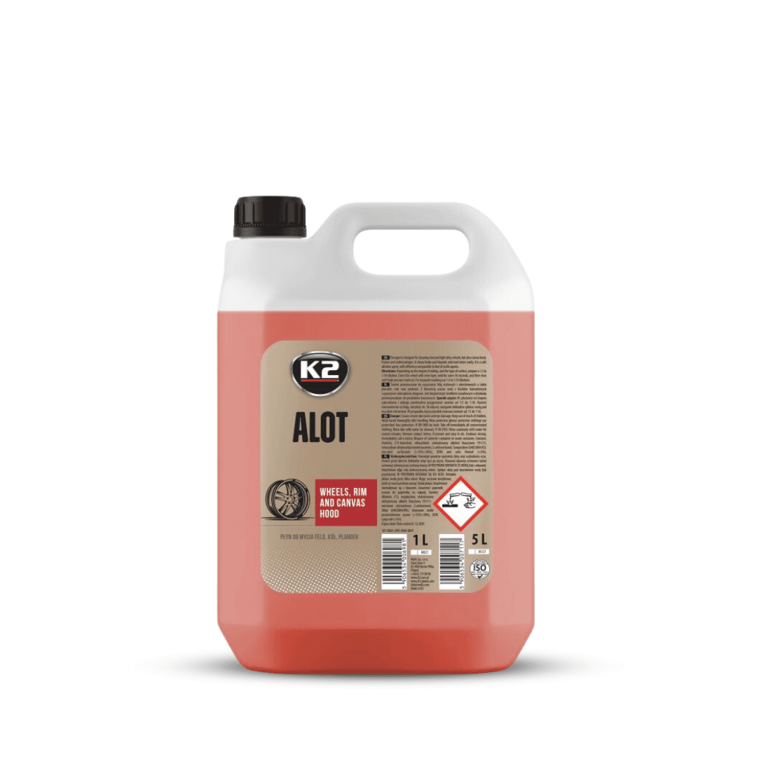K2 Cleaning & Detailing K2 Alot Wheel Rims And Canvas Hood Cleaner - 5L
