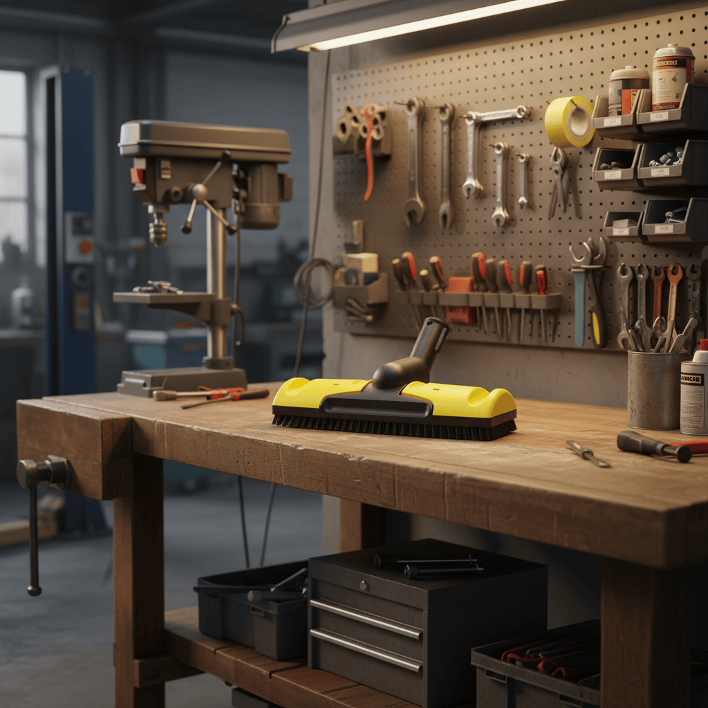 Karcher Cleaning Equipment Accessories Karcher Wide Floor Nozzle With Hard Bristles - 6.906-185.0