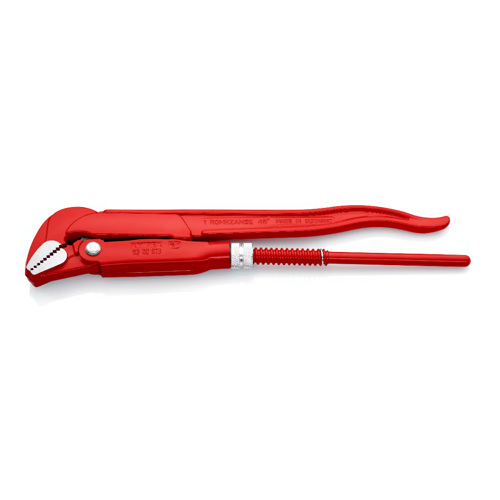 Knipex Hand Tools Knipex 320mm Swedish-Pattern 45° Pipe Wrench for Pipes, Fittings & Nuts up to 42mm - K-8320010