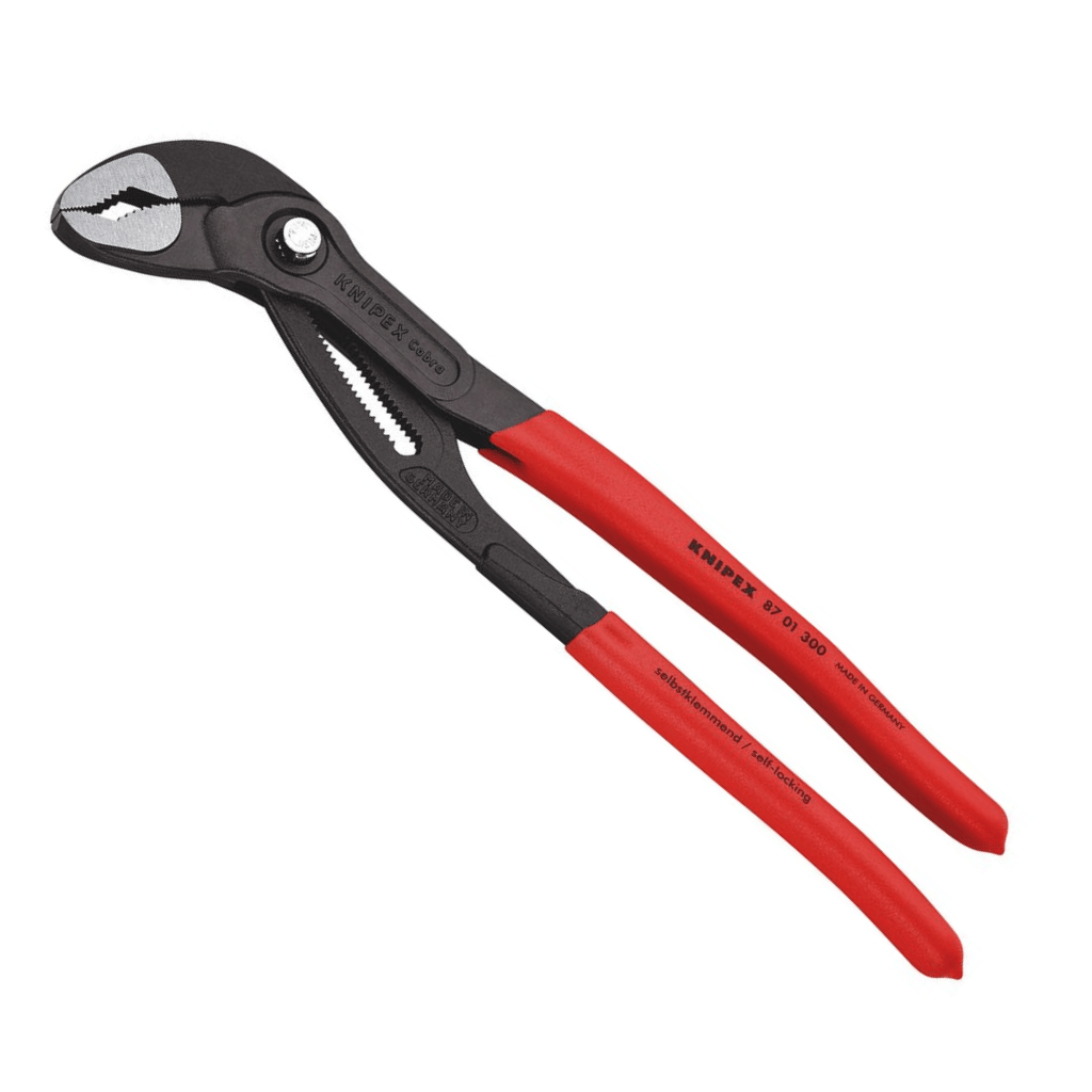 Knipex Pliers Knipex Water Pump Pliers (Alligator) – Red/Blue Grips (250mm, 300mm, 400mm)
