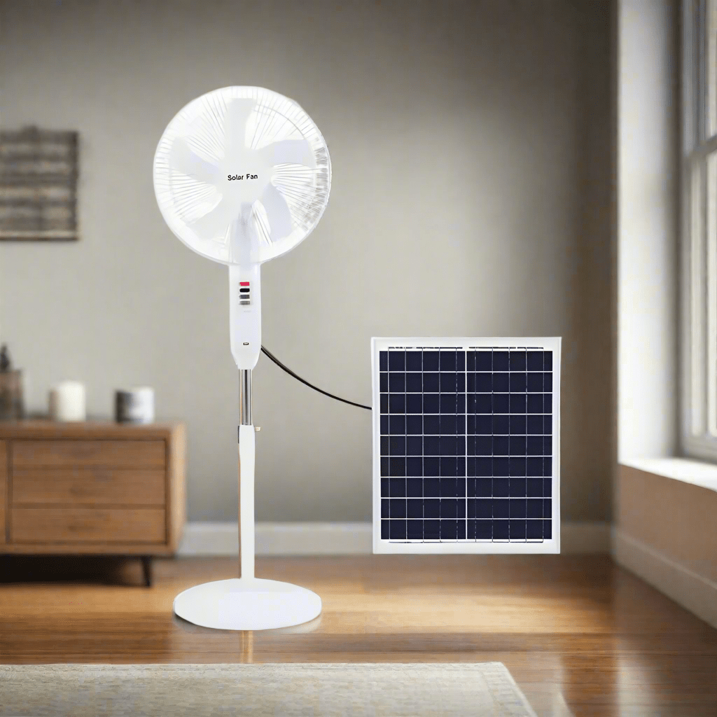 KT Fan & Cooler Rechargeable 16" Solar Fan 15W - C168