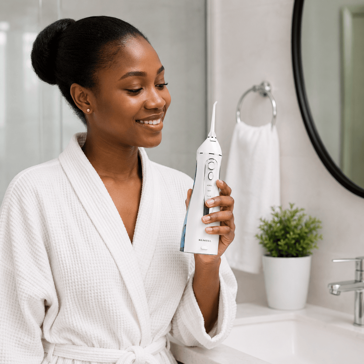 Kumtel Personal Care Tools Kumtel 200ml Rechargeable Water Flosser with 4 Modes & 3 Heads 7W - HDD-01